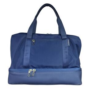 Samsonite Drop-Bottom Weekender Duffel, with Detachable Padded Strap - Navy